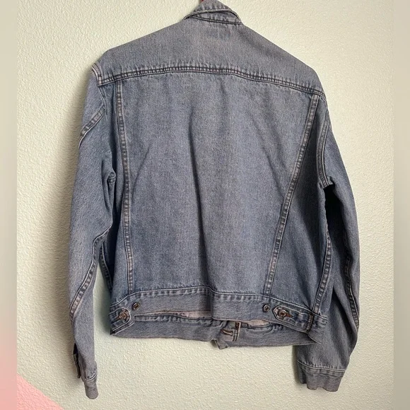 Vintage JCrew Jean Jacket size M - Picture 3 of 9